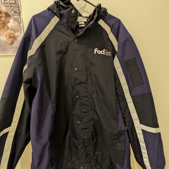 Dex Other - Dex Men's Black and Navy Windbreaker